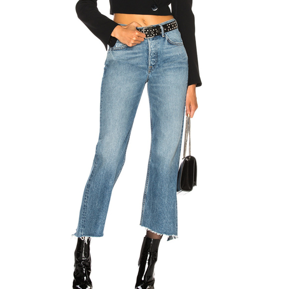 GRLFRND Denim - NEW GRLFRND Dahl High Rise Kick Flare Blue 27 C52